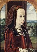 Master of Moulins Portrait of a Young Princess oil